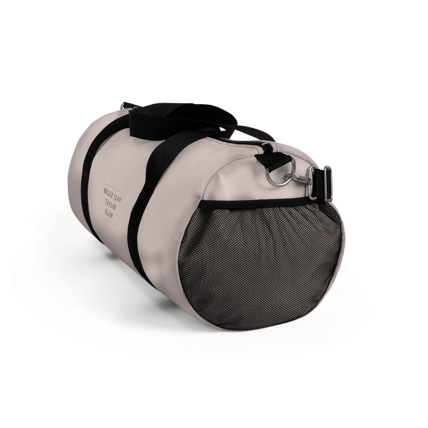 Blush Pink Canvas Duffel Bag — Lightweight Travel & Gym Tote