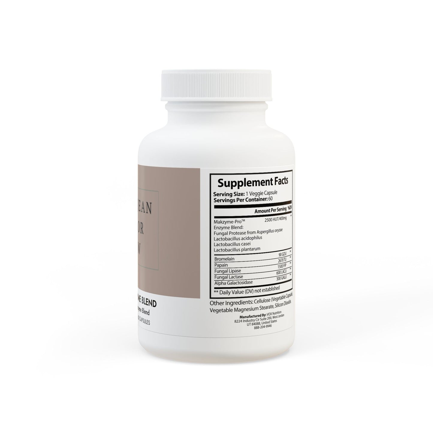 Digestive Enzyme Blend Supplement (60 Capsules)