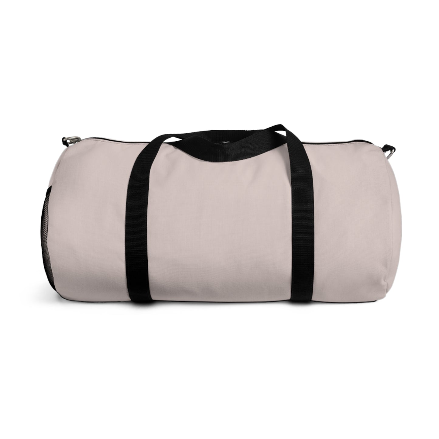 Blush Pink Canvas Duffel Bag — Lightweight Travel & Gym Tote