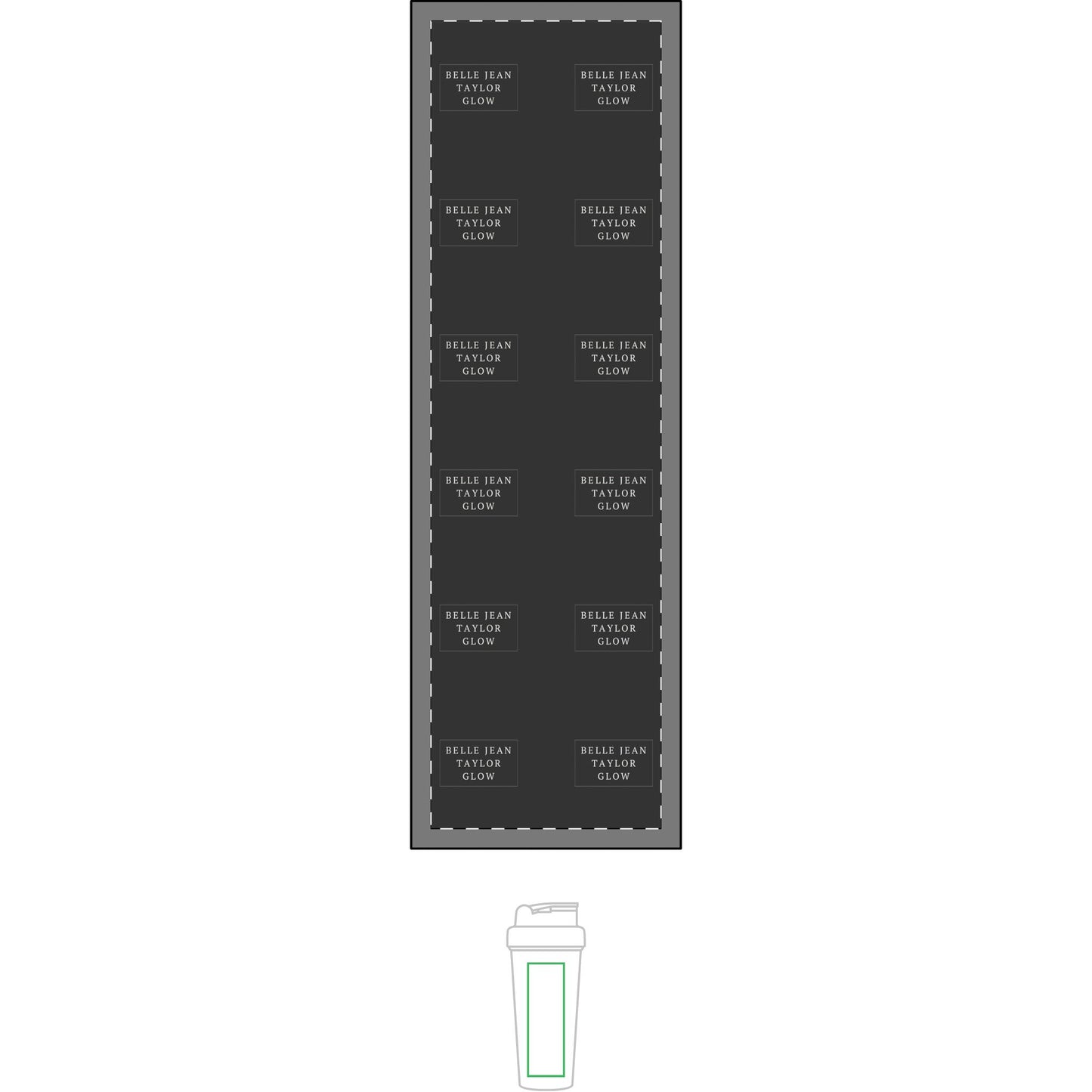 Protein Shaker Bottle