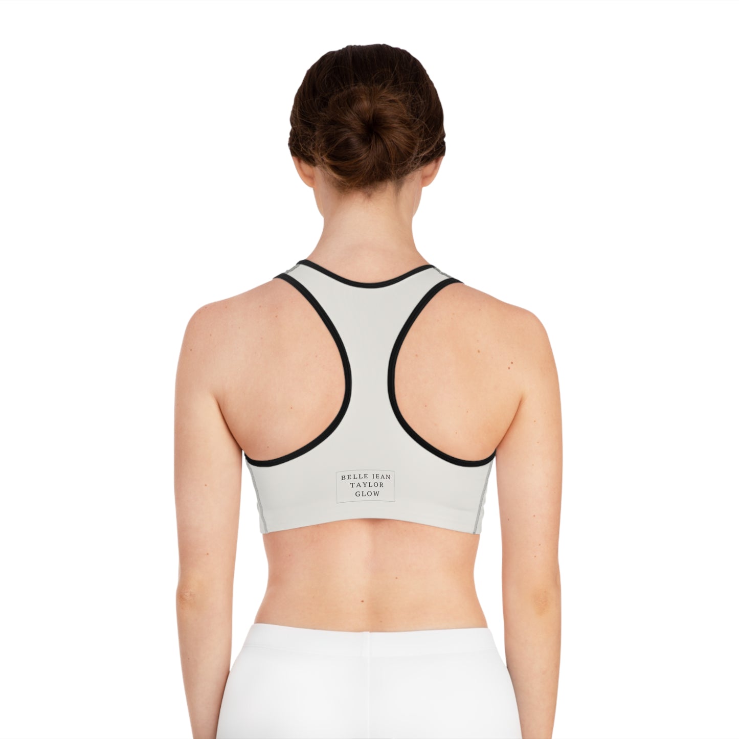 Plain AOP Sports Bra — Custom All-Over-Print Activewear