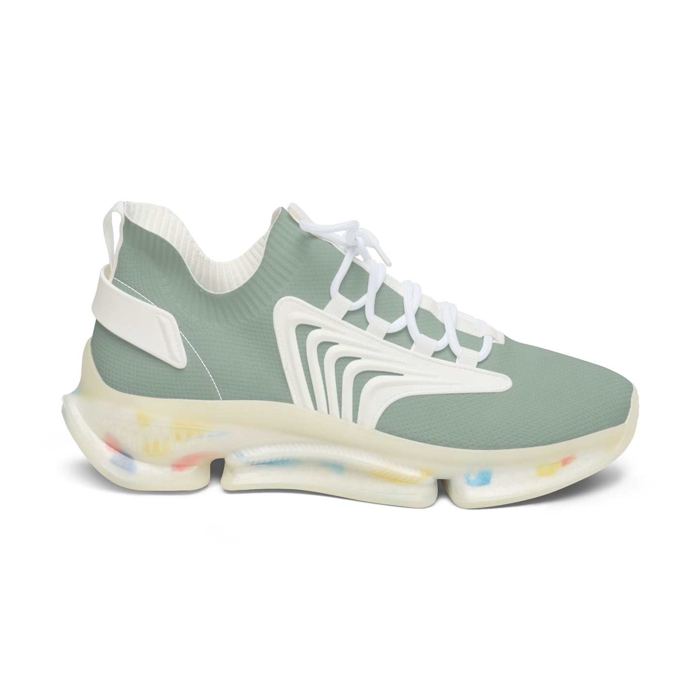 Women’s Mesh Sneakers — Lightweight Breathable Athletic Shoes, Sage Green Casual Trainers