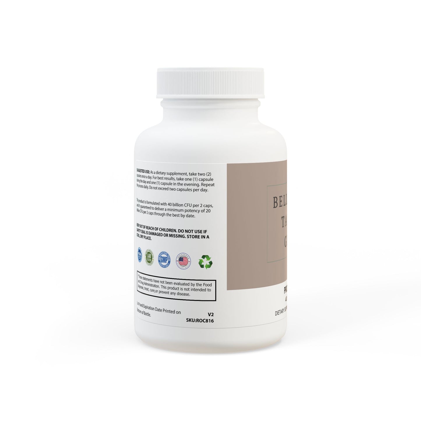 Probiotics Supplement (60 Capsules)