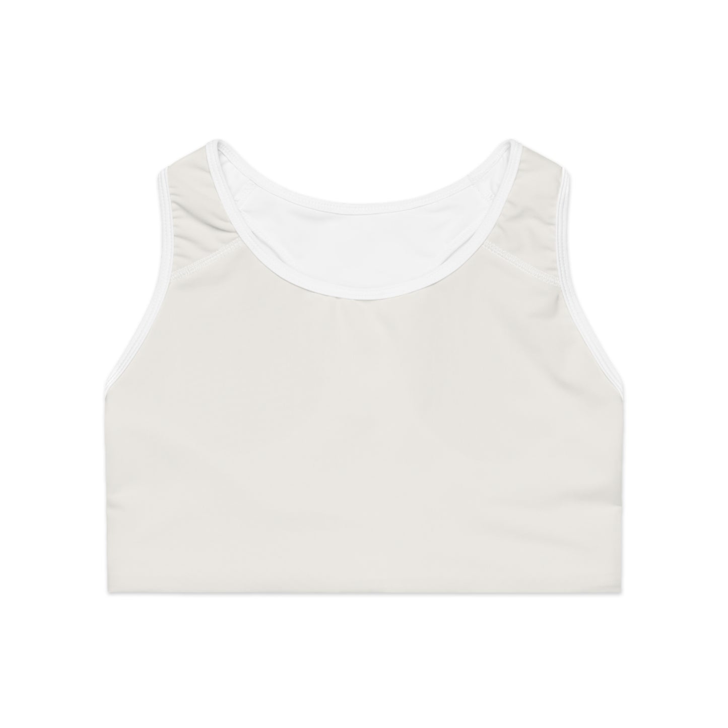 Plain AOP Sports Bra — Custom All-Over-Print Activewear