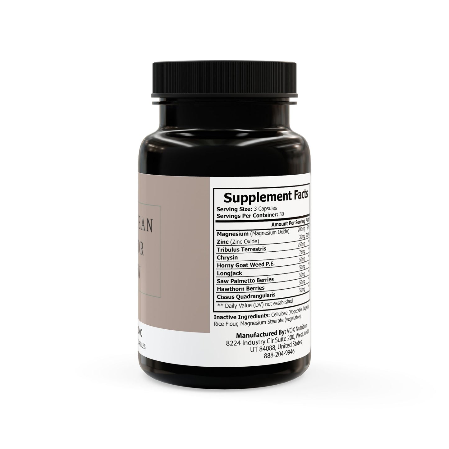 Magnesium Zinc Supplement (90 Capsules)