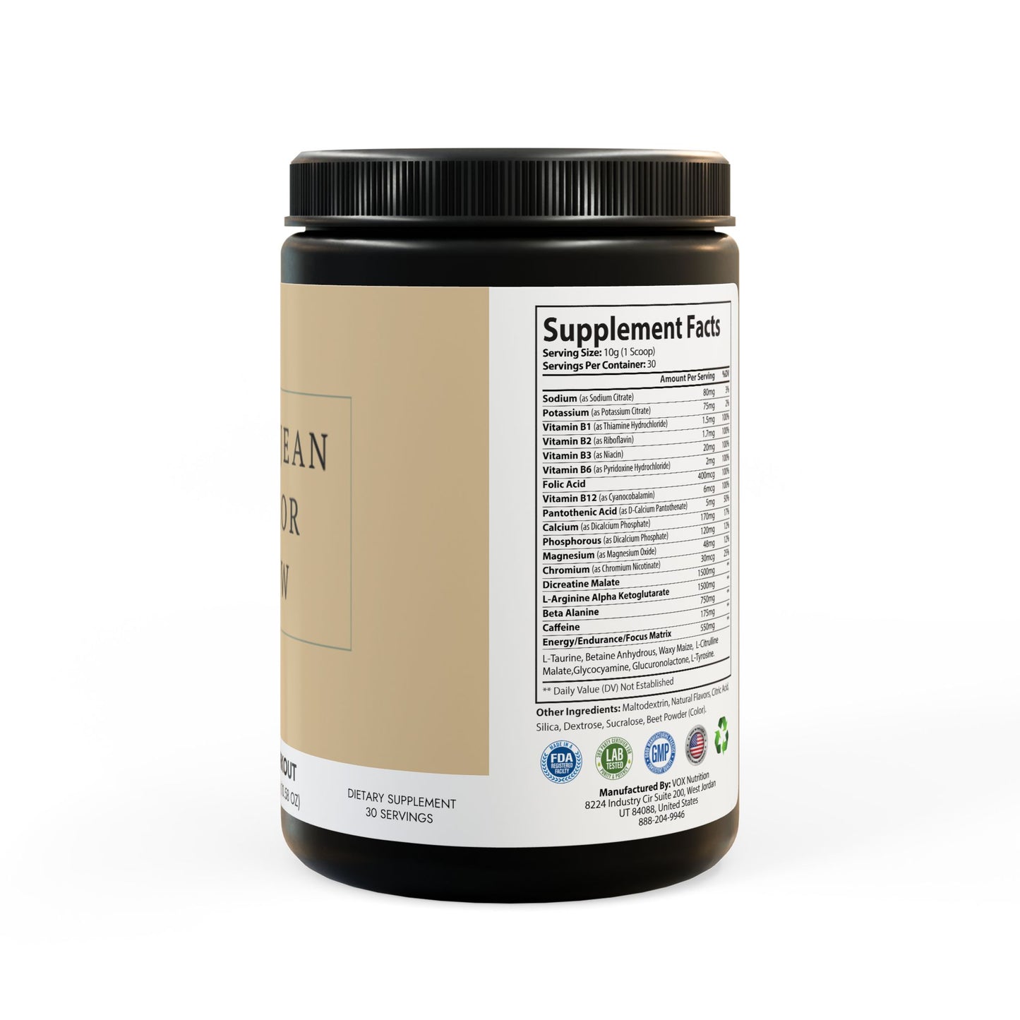 Pre-Workout Supplement, Watermelon (300g, 10.58oz)